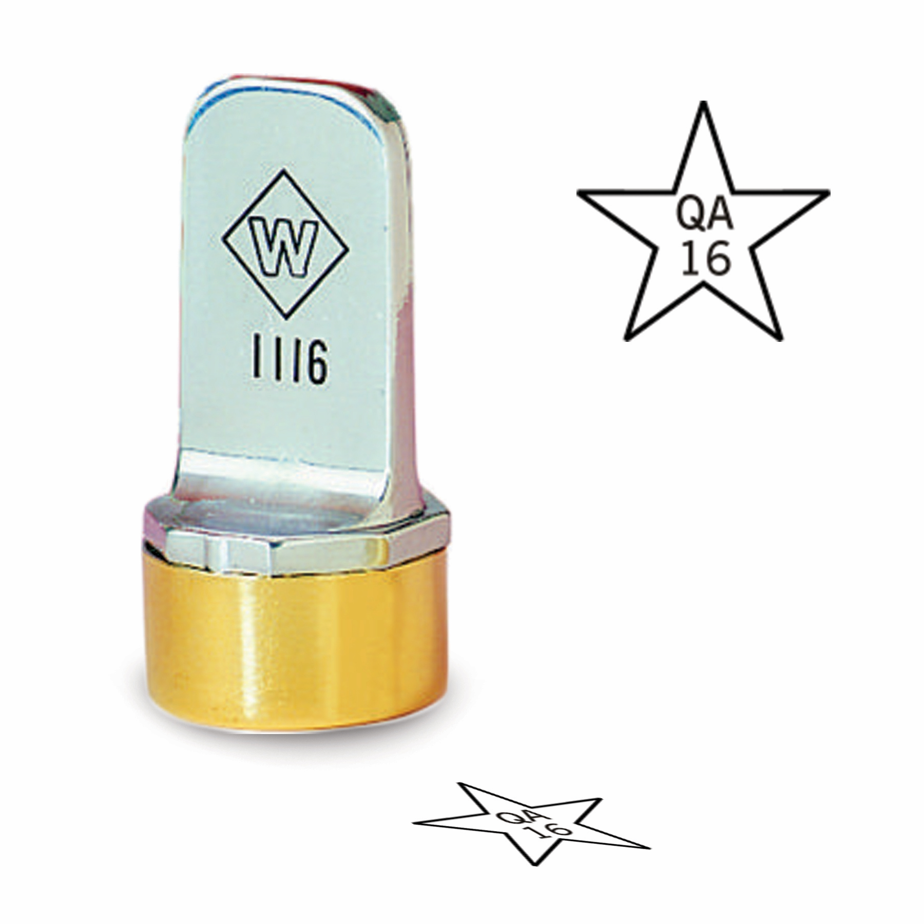 Star Metal Inspection Stamp- Neoprene